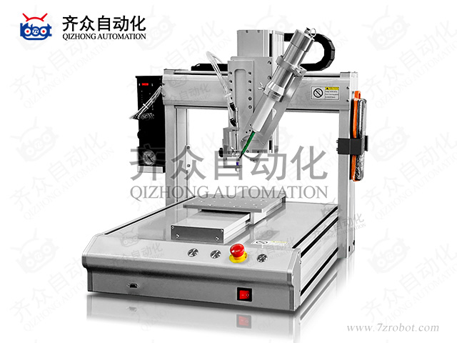 50ml针筒式双组份胶专用三轴全自动点胶机