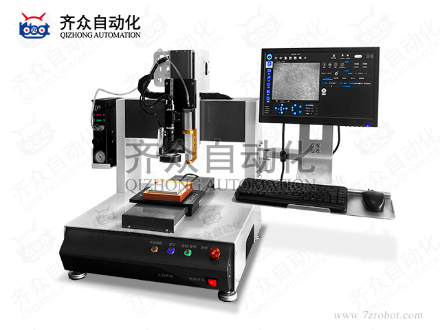 CCD视觉伺服丝杆型针筒式三轴全自动点胶机