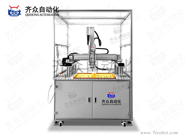 落地型定制大行程伺服丝杆电动推胶三轴全自动点胶机