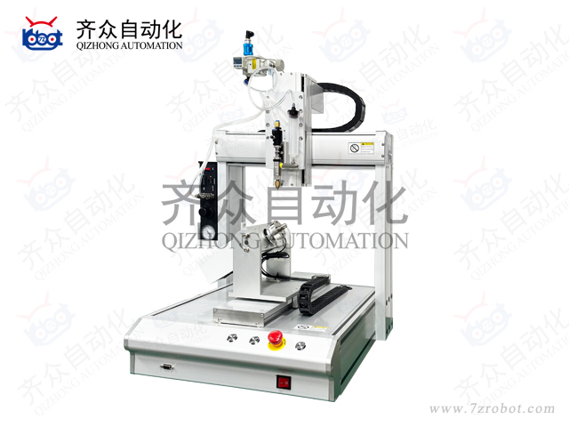 台面型胶阀卧式四轴点胶机